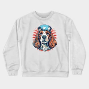 4th of July Dog #10 Crewneck Sweatshirt